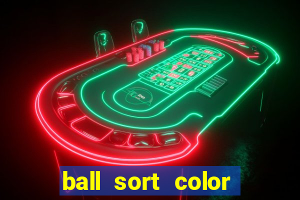 ball sort color water puzzle